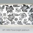 AP-1450 Floral bright platinum